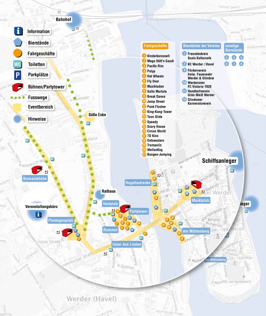 Festplan Volksfest Werder 2026